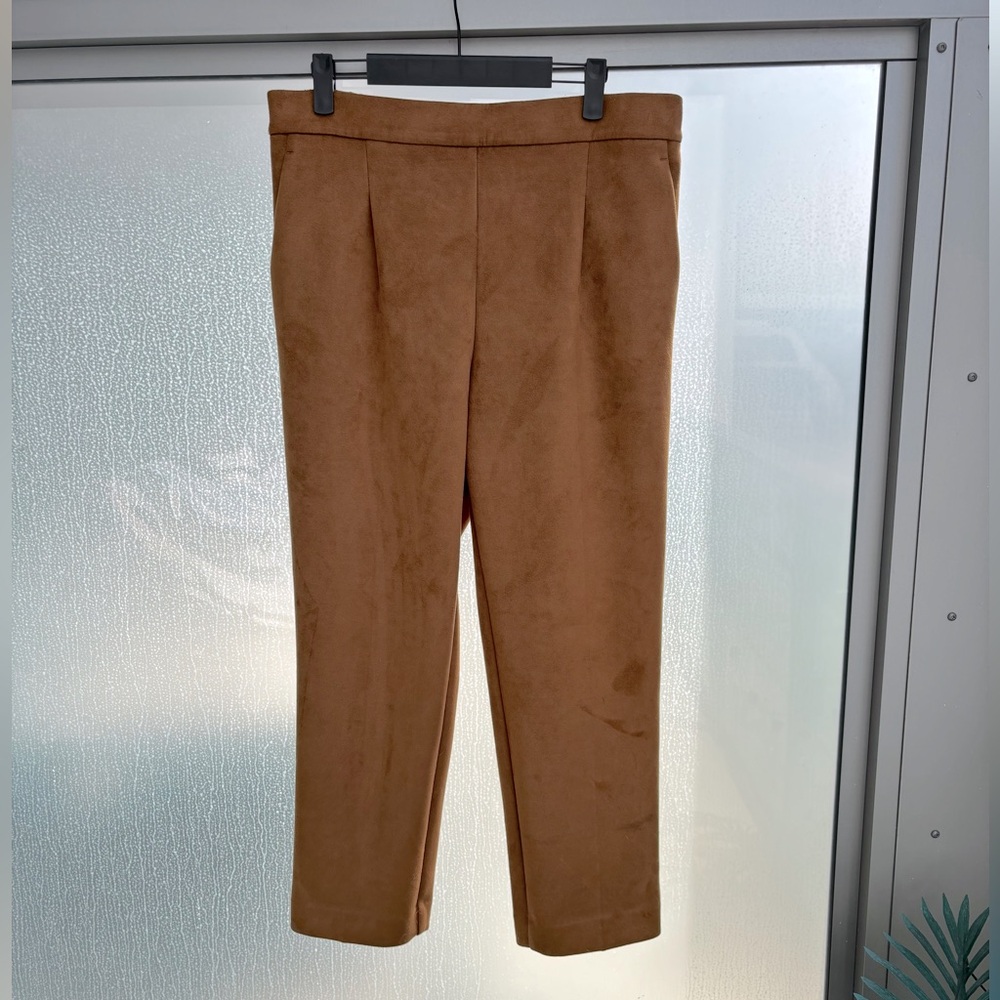 Ann Taylor | Crop Suede Trousers